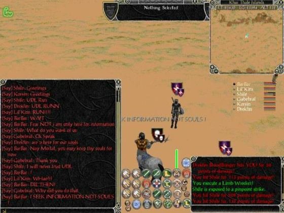 Roleplay on the Khar Thale Islands, February 2004.