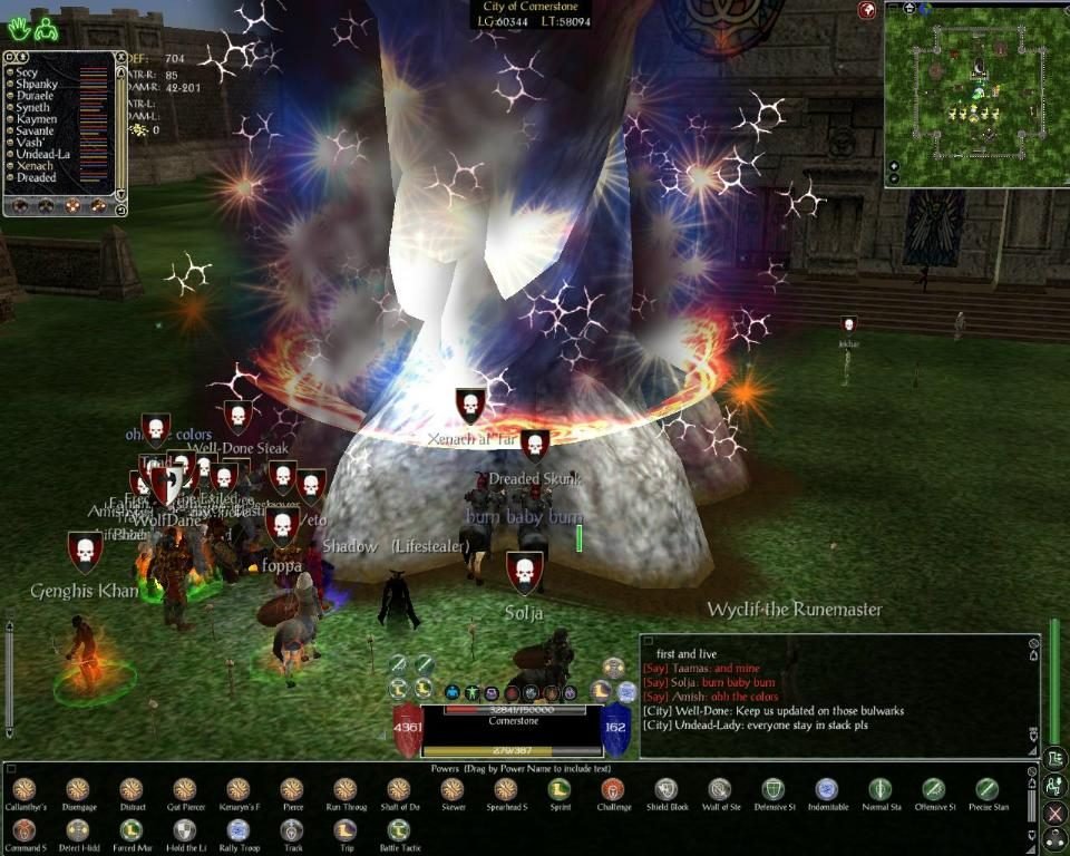 Cornerstone's Tree of Life breaks with Dreaded Skunk at its foot. Solja: "burn baby burn."